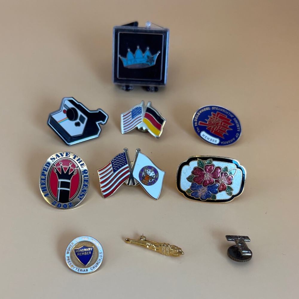 Assorted Enamel Pin Set